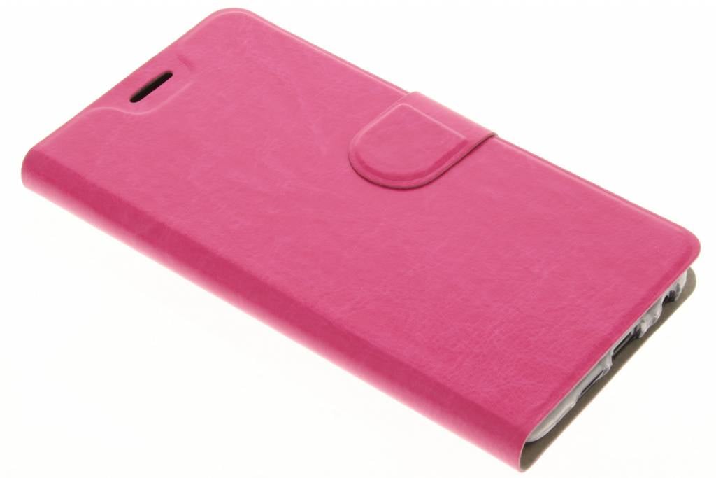 Image of Fuchsia moderne TPU booktype hoes voor de HTC One A9s