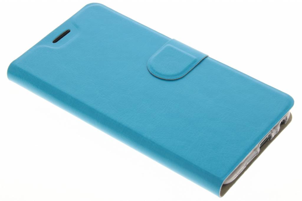 Image of Blauwe moderne TPU booktype hoes voor de HTC One A9s