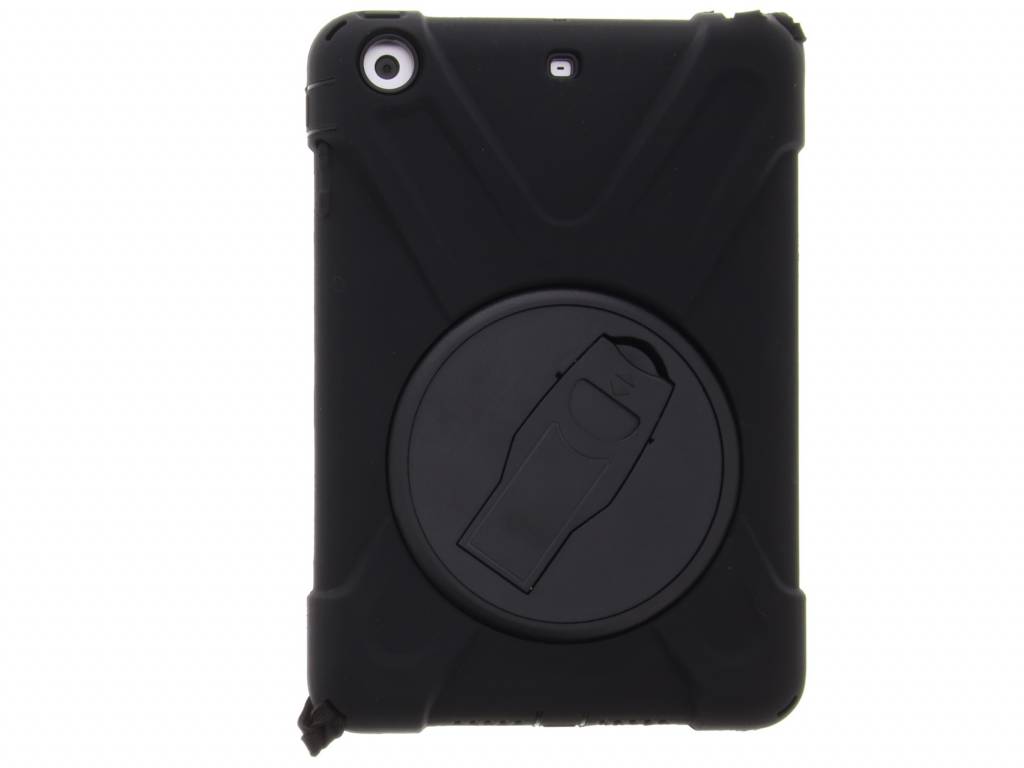 Image of Zwarte ruggedized tablethoes met draagband voor de iPad Mini / 2 / 3