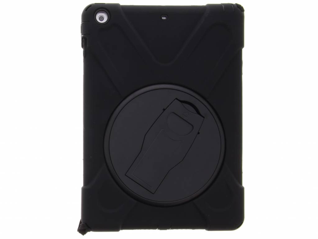 Image of Zwarte ruggedized tablethoes met draagband voor de iPad Air