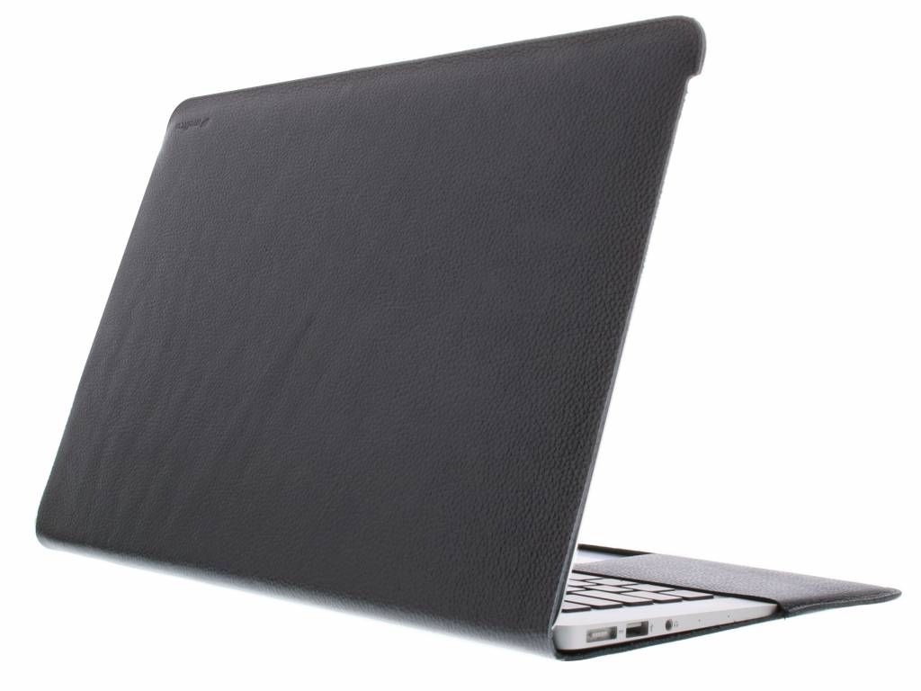 Image of Easy-Fit Premium Leather Cover voor de MacBook 12 inch - Black