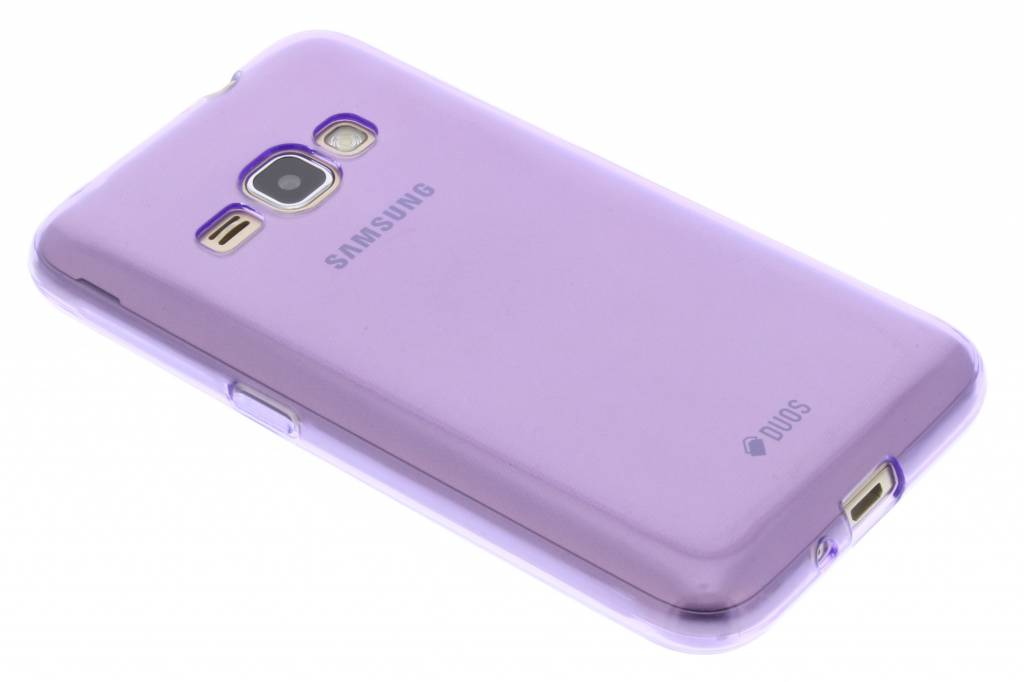 Image of Paarse transparante gel case voor de Samsung Galaxy J1 (2016)