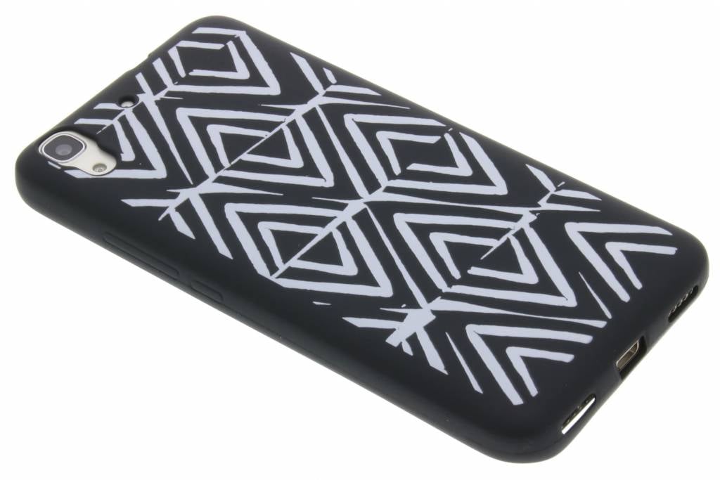 Image of Zigzag glow in the dark TPU case voor de Huawei Y6