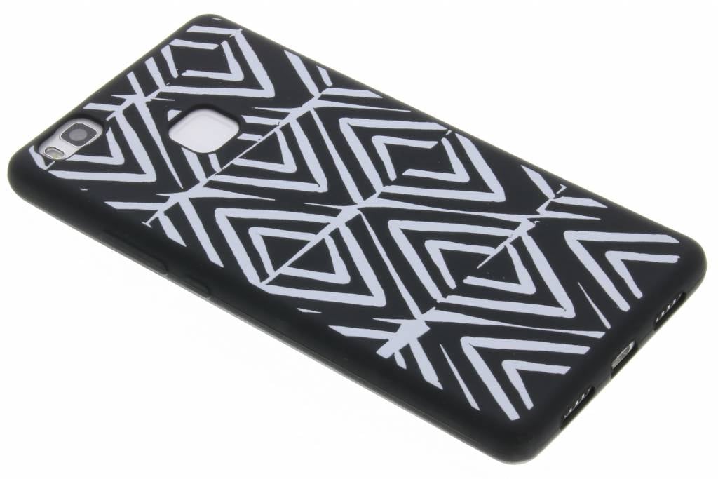 Image of Zigzag glow in the dark TPU case voor de Huawei P9 Lite