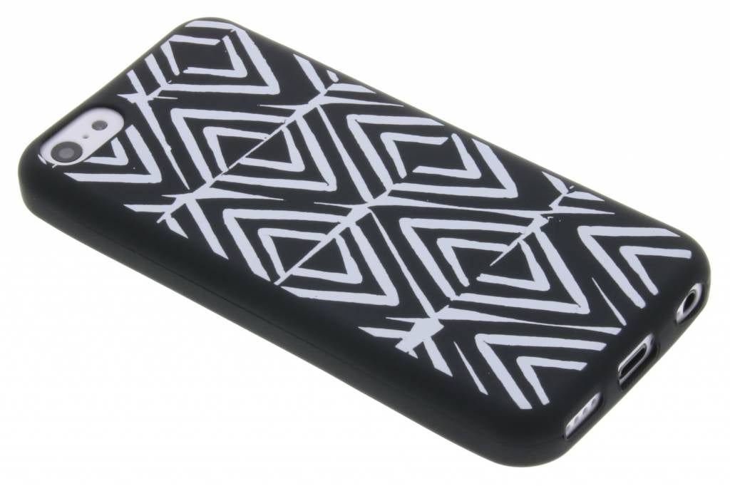 Image of Zigzag glow in the dark TPU case voor de iPhone 5c