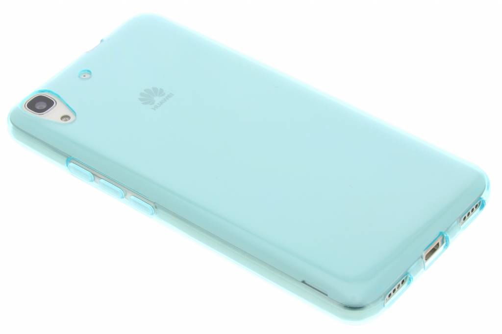 Image of Turquoise transparante gel case voor de Huawei Y6