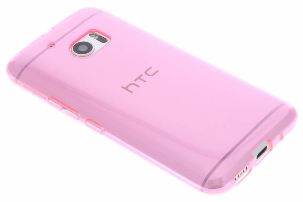 Image of Roze transparante gel case voor de HTC 10