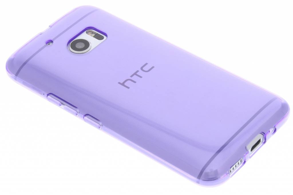 Image of Paarse transparante gel case voor de HTC 10