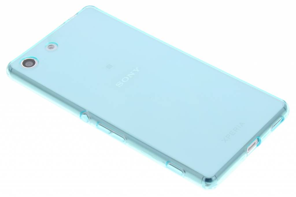 Image of Turquoise transparante gel case voor de Sony Xperia M5