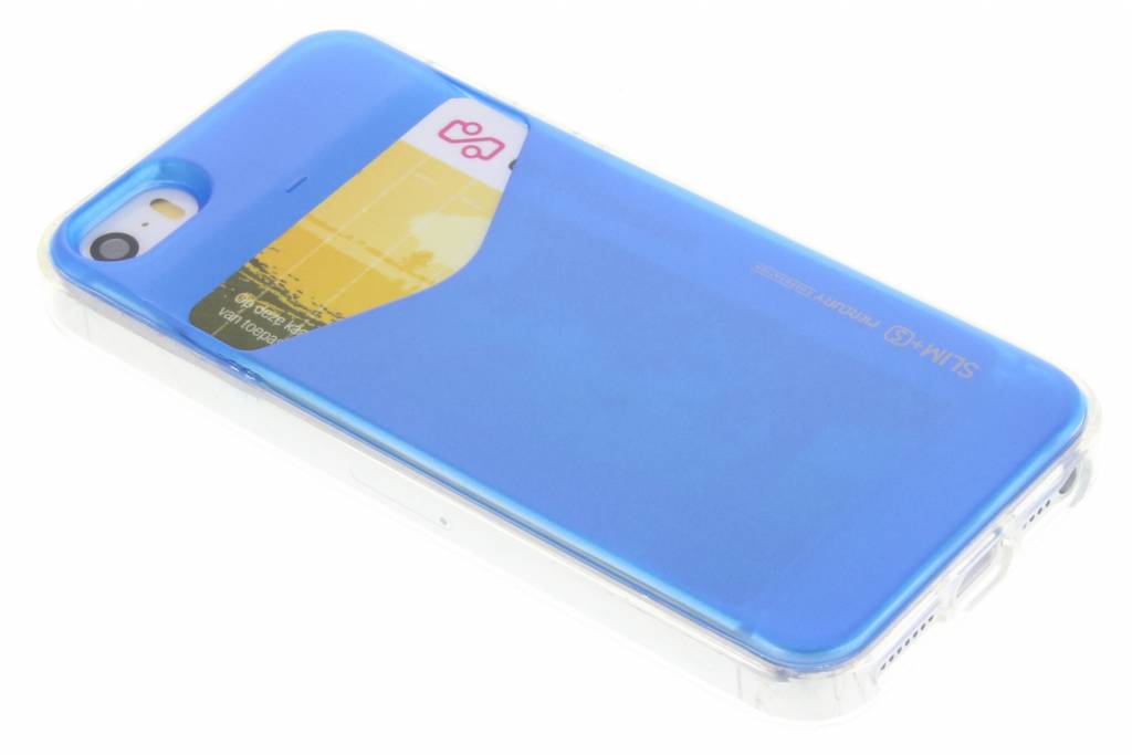 Image of Card Pocket Case voor de iPhone 5 / 5s / SE - Blauw