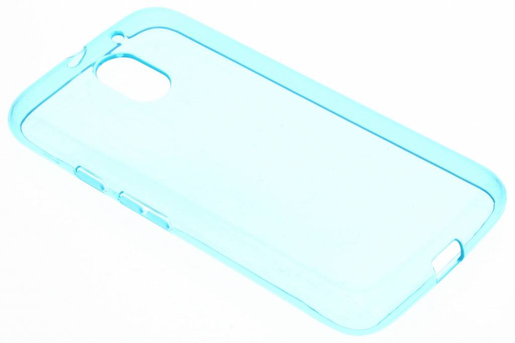 Image of Turquoise transparante gel case voor de Motorola Moto E3