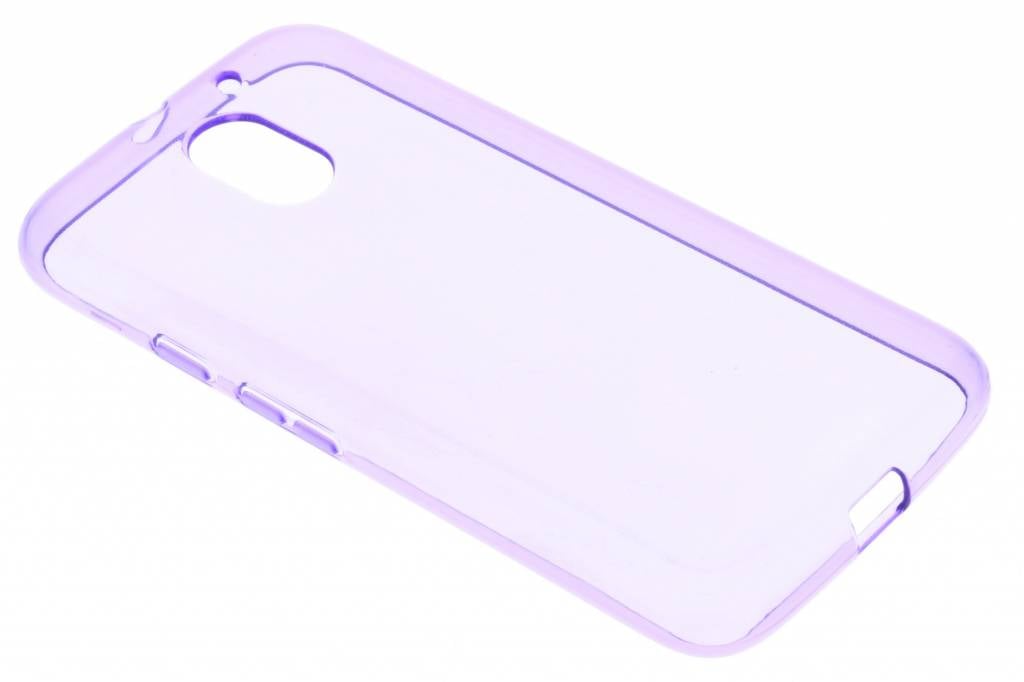 Image of Paars transparante gel case voor de Motorola Moto E3