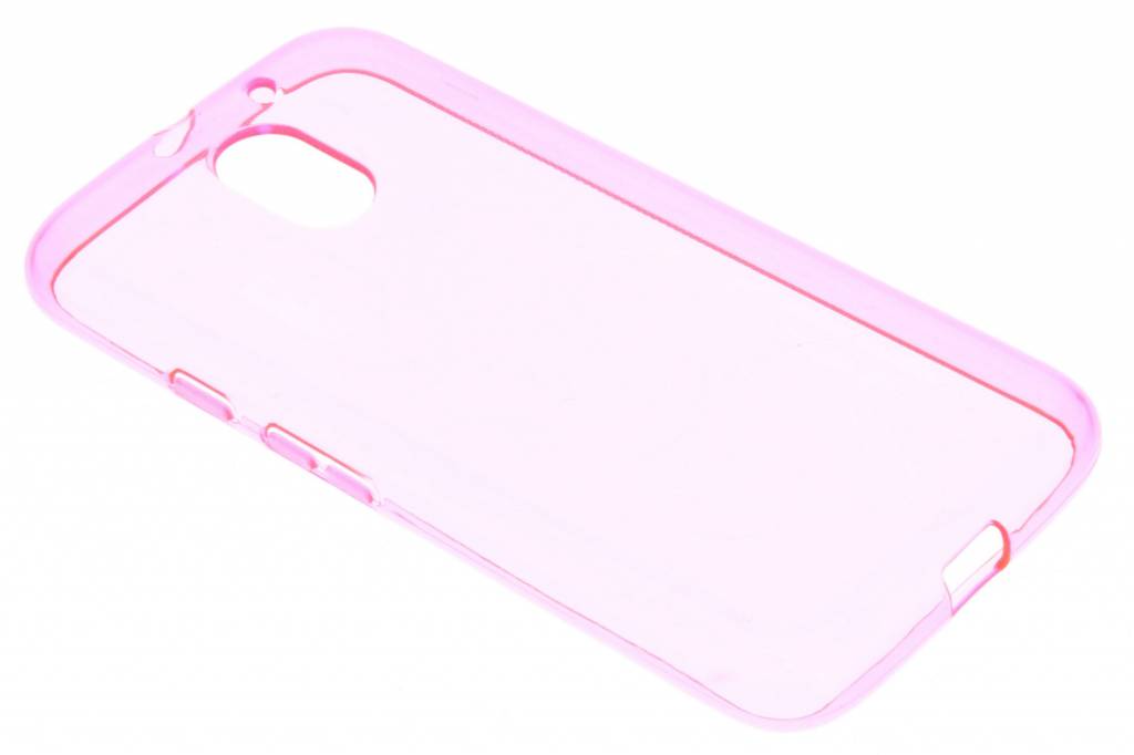 Image of Roze transparante gel case voor de Motorola Moto E3