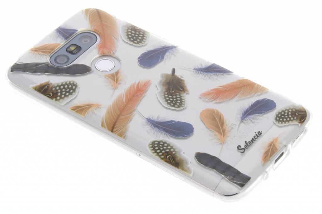 Image of Feathers Peach TPU hoesje voor de LG G5 (SE)