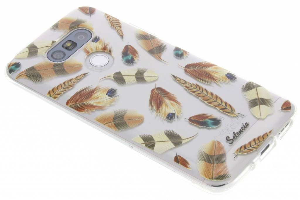 Image of Feathers Brown TPU hoesje voor de LG G5 (SE)