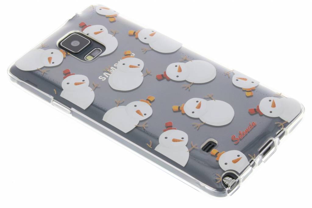 Image of Winter Wonderland Sneeuwpopjes TPU hoesje voor de Samsung Galaxy Note 4