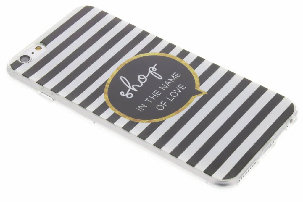 Image of Quote design Shop Love Strepen TPU hoesje voor de iPhone 6(s) Plus