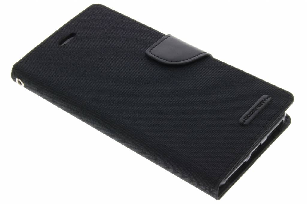 Image of Canvas Diary Case voor de iPhone 7 Plus - Zwart