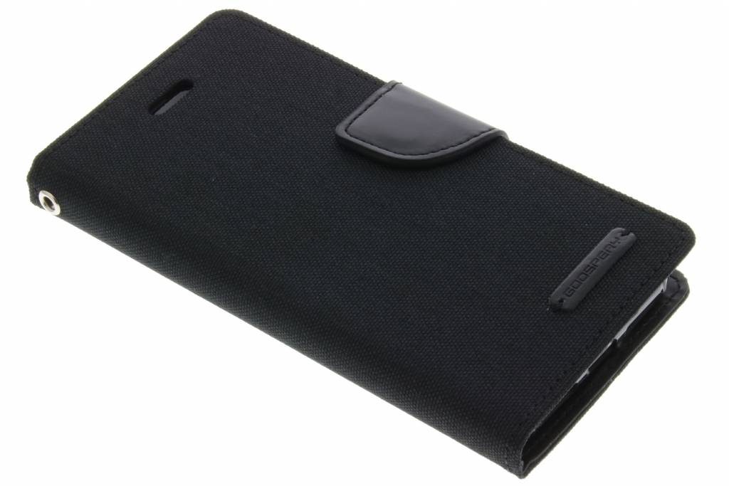 Image of Canvas Diary Case voor de iPhone 7 - Zwart