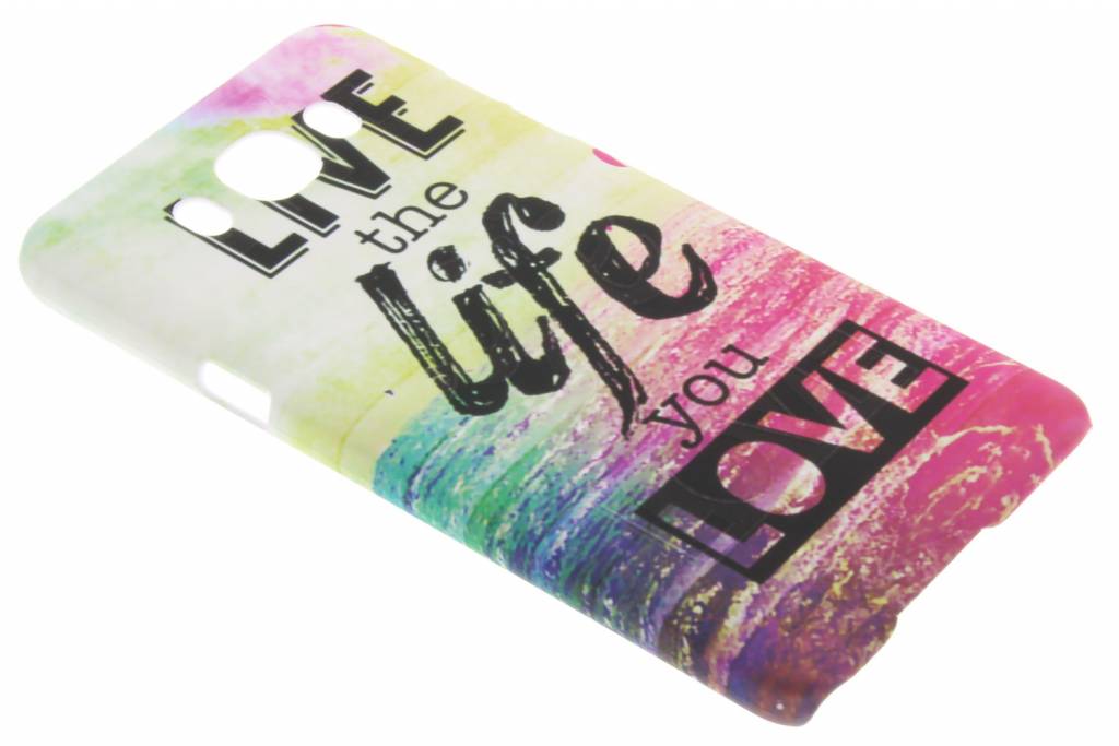 Image of Live the life design hardcase hoesje voor de Samsung Galaxy J7 (2016)