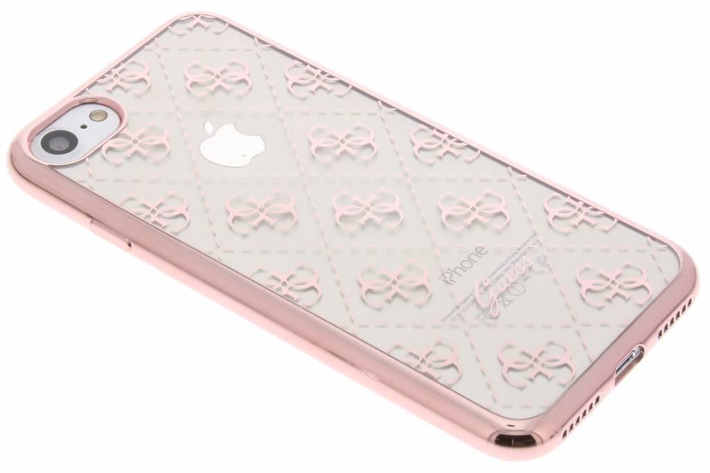 Image of Guess TPU Transparant case 4G rose gold for iPhone 7