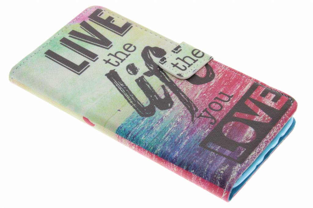 Image of Live the life design TPU booktype hoes voor de Samsung Galaxy J7 (2016)