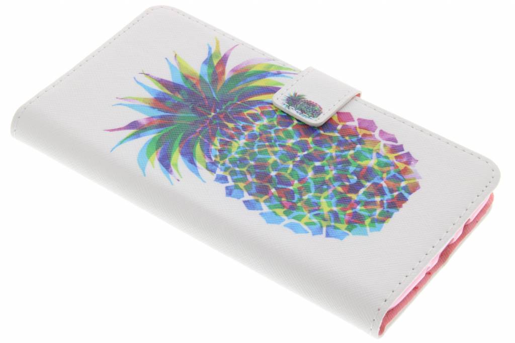 Image of Ananas design TPU booktype hoes voor de Samsung Galaxy J7 (2016)