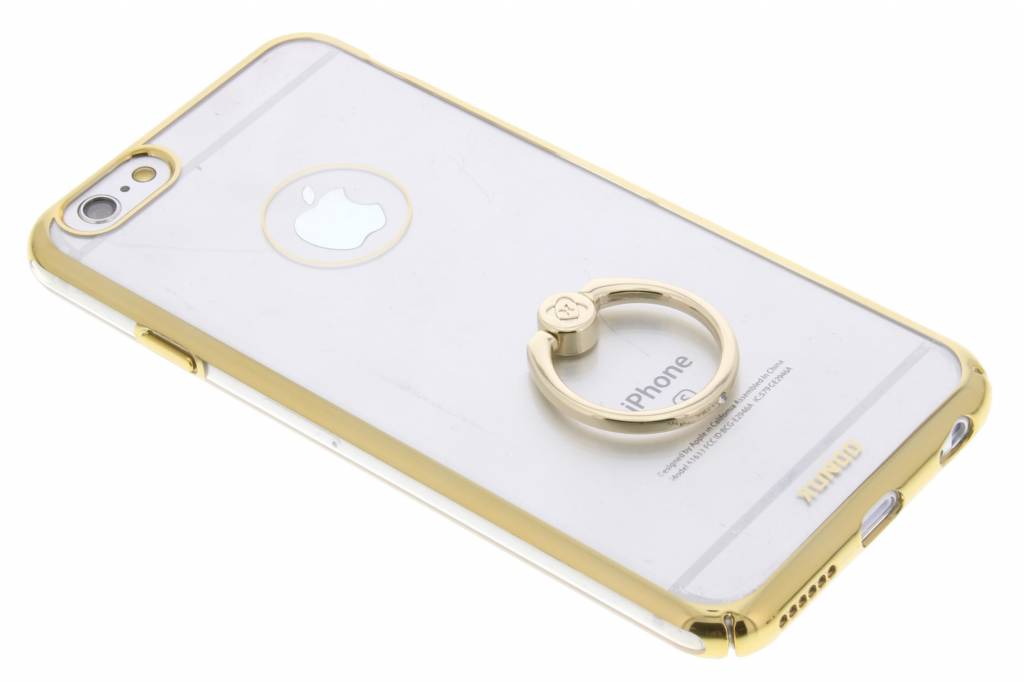 Image of Goud transparant hardcase hoesje met ring voor de iPhone 6 / 6s