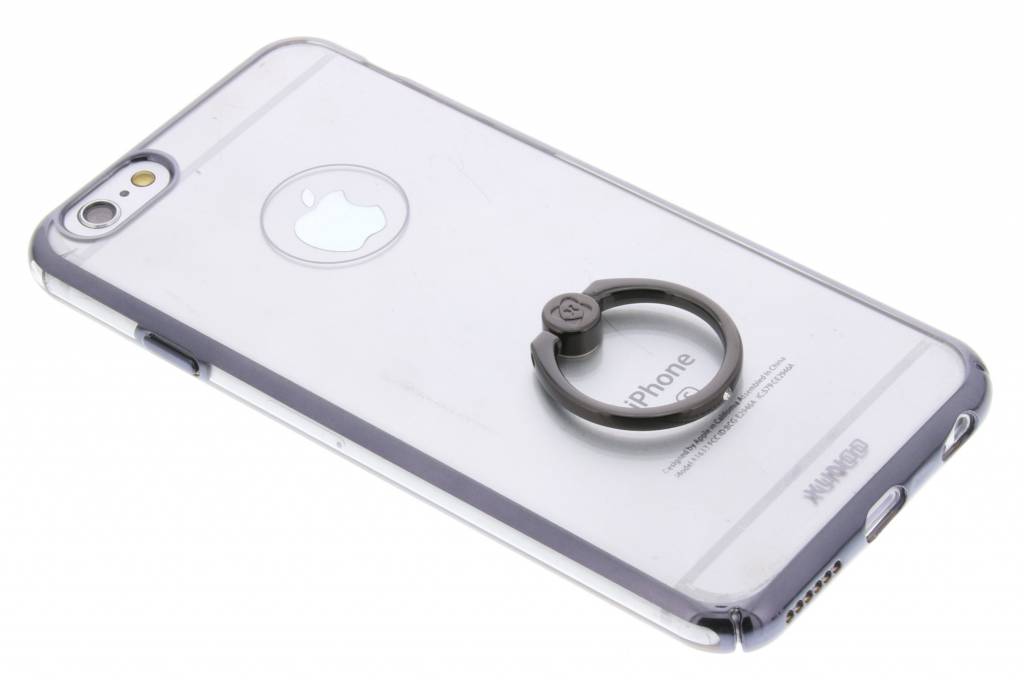 Image of Grijs transparant hardcase hoesje met ring voor de iPhone 6(s) Plus