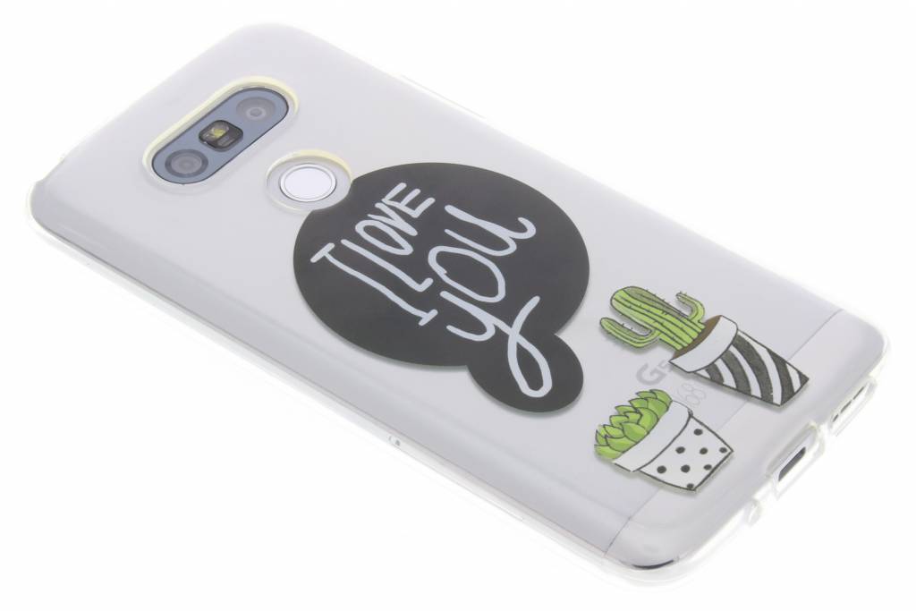 Image of Quote design I Love You Cactus TPU hoesje voor de LG G5 (SE)