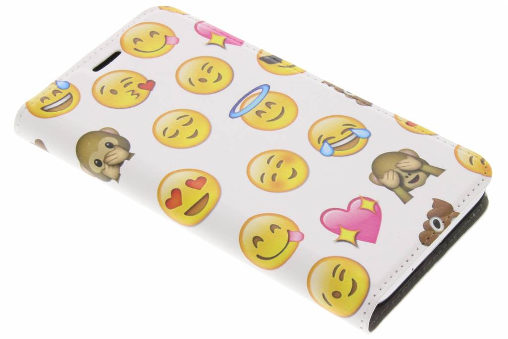 Image of Emoji Smiley Design Booklet voor de Samsung Galaxy J3 / J3 (2016)