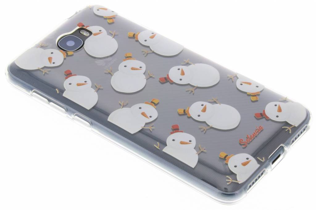 Image of Winter Wonderland Sneeuwpopjes TPU hoesje voor de Huawei Y5 2 / Y6 2 Compact