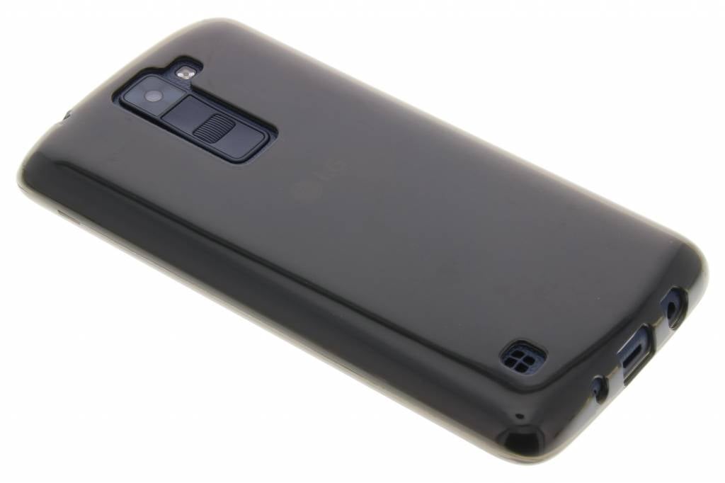 Image of Grijze transparante gel case voor de LG K8