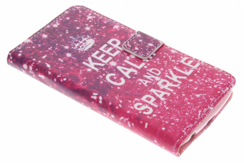 Image of Keep calm design TPU booktype hoes voor de LG K10