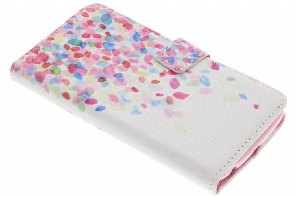 Image of Confetti design TPU booktype hoes voor de LG K10