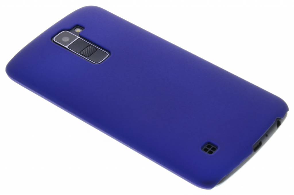 Image of Blauw effen hardcase hoesje voor de LG K10