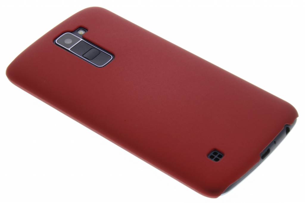 Image of Rood effen hardcase hoesje voor de LG K10