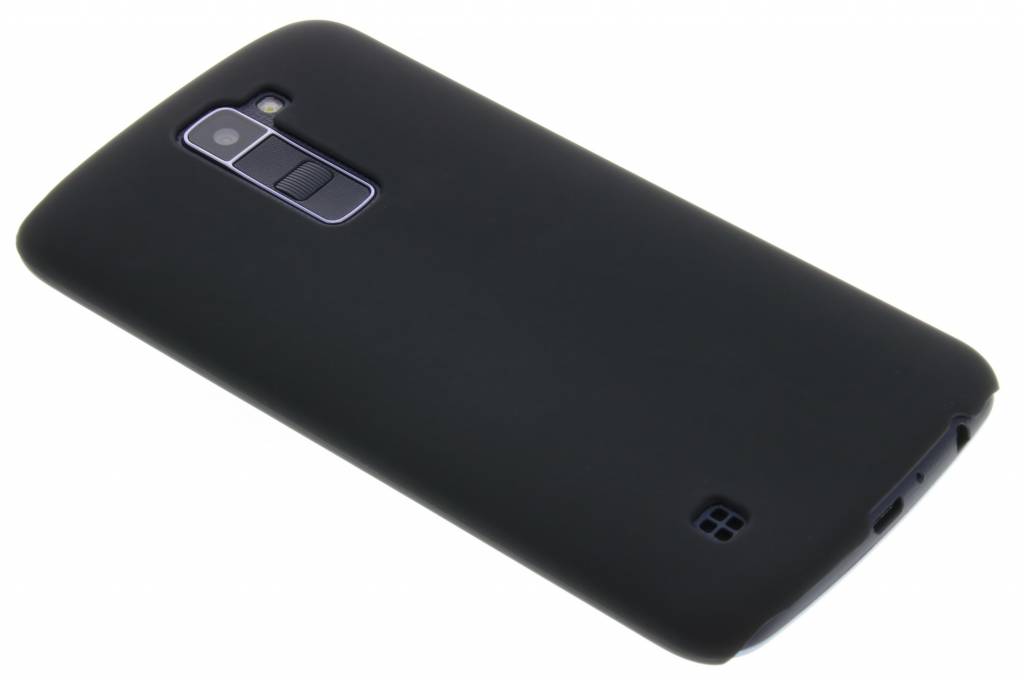 Image of Zwart effen hardcase hoesje voor de LG K10