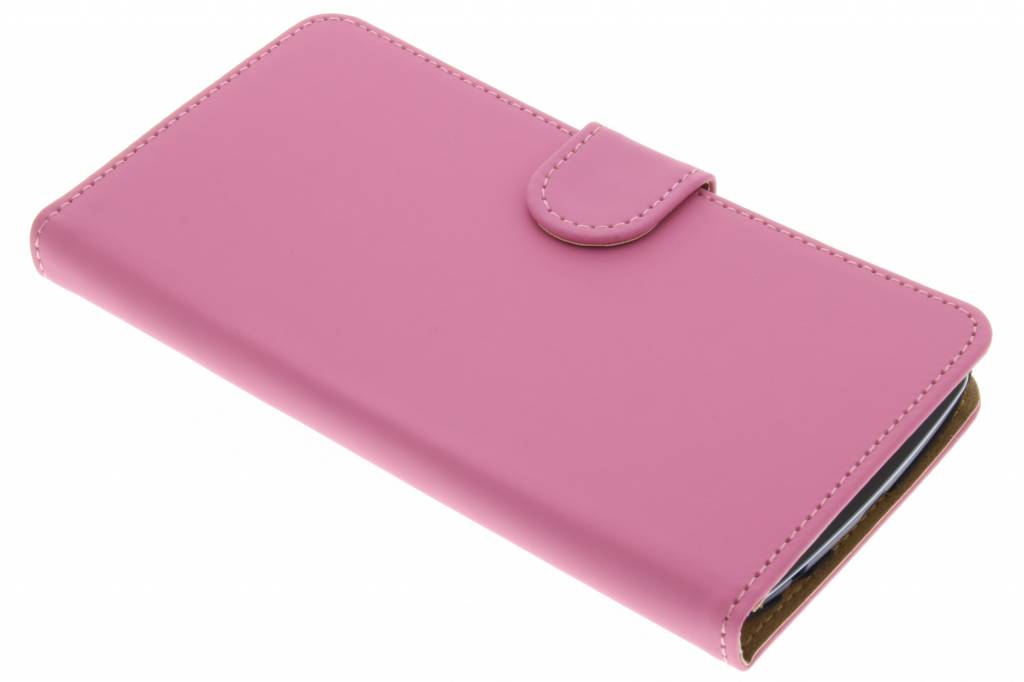 Image of Roze effen booktype hoes voor de LG K10