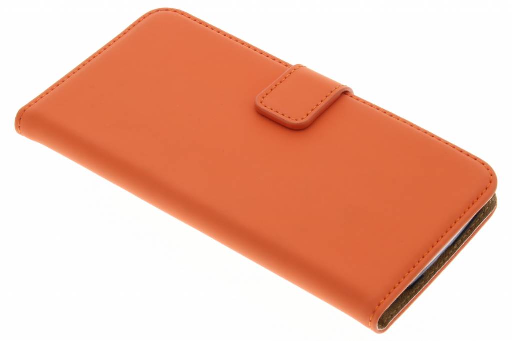 Image of Luxe Book Case voor de LG K10 - Oranje