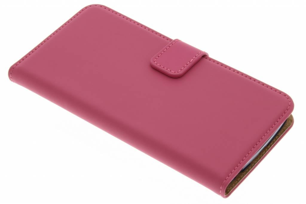 Image of Luxe Book Case voor de LG K10 - Fuchsia