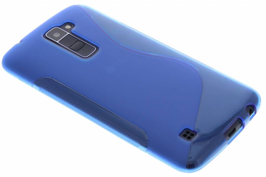 Image of Blauw S-line TPU hoesje voor de LG K10