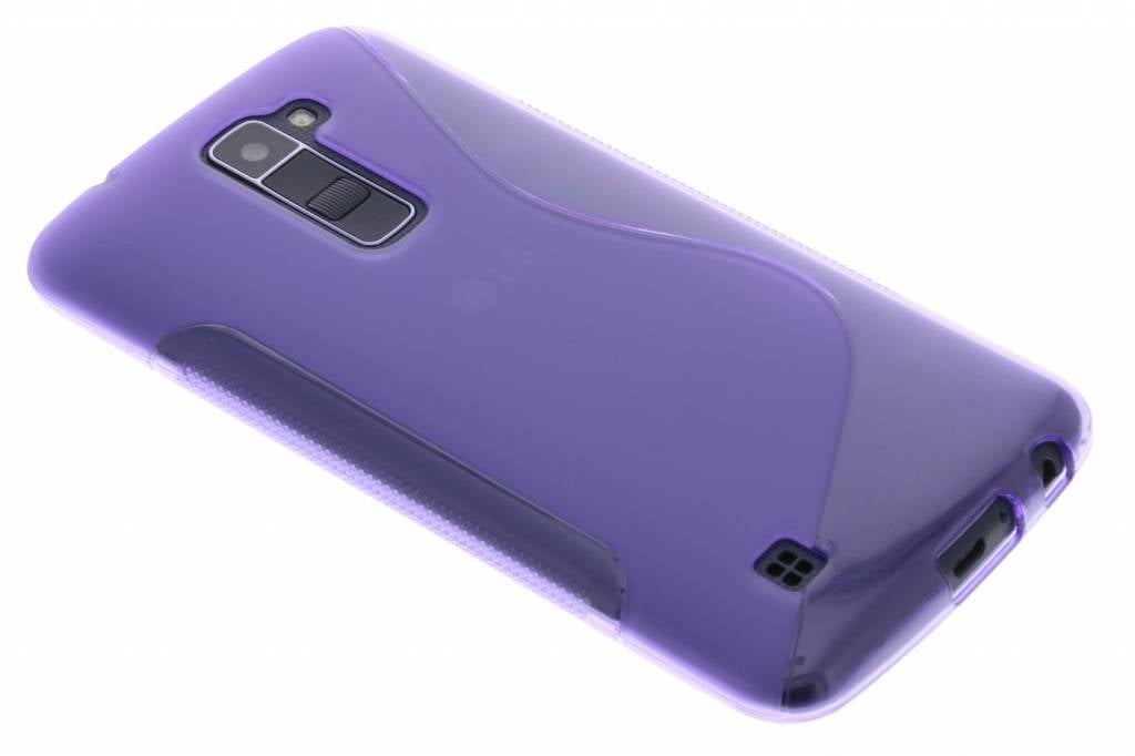 Image of Paars S-line TPU hoesje voor de LG K10