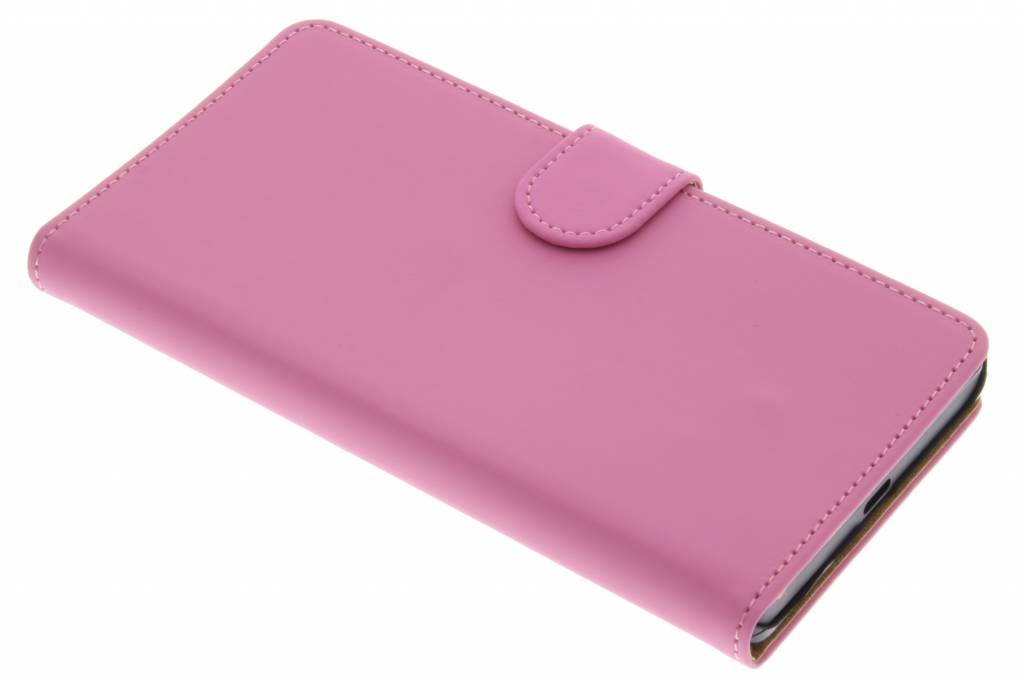 Image of Roze effen booktype hoes voor de Microsoft Lumia 950 XL