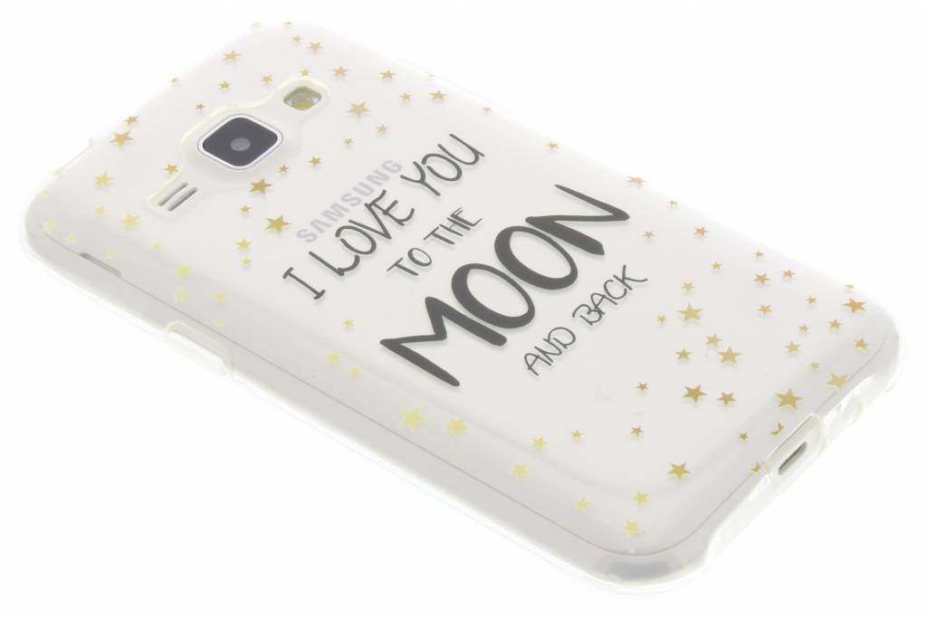 Image of Quote design Love You To The Moon TPU hoesje voor de Samsung Galaxy J1