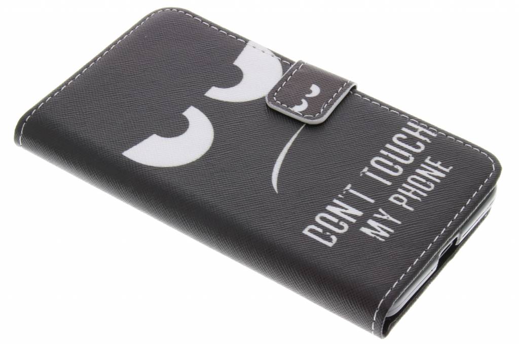 Image of Don't touch design TPU booktype hoes voor de Microsoft Lumia 650