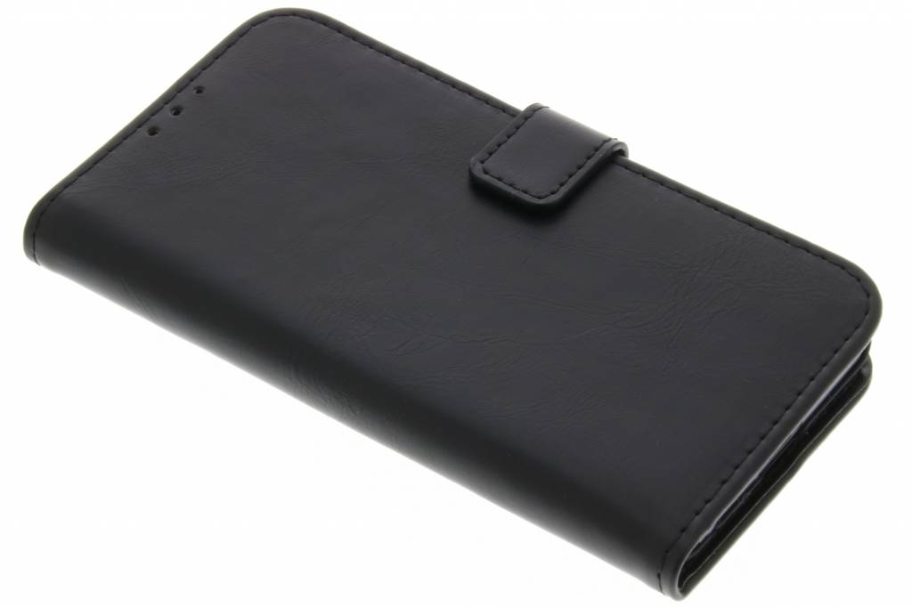 Image of Zwarte luxe leder booktype hoes voor de Microsoft Lumia 650