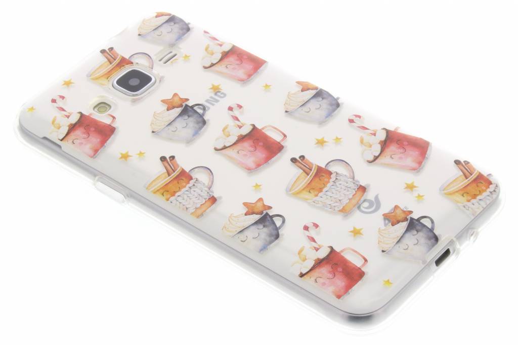 Image of Hot Drinks Cappuccino design TPU hoesje voor de Samsung Galaxy J3 / J3 (2016)