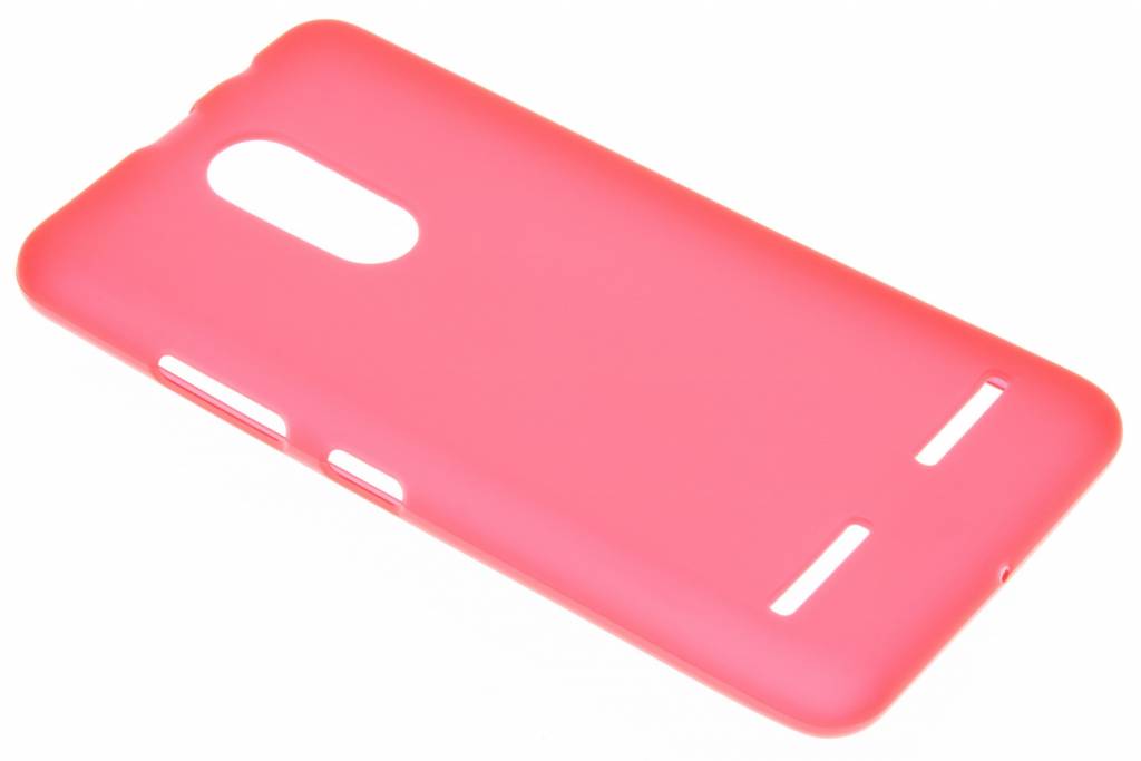 Image of Rode matte gel case voor de Lenovo K6