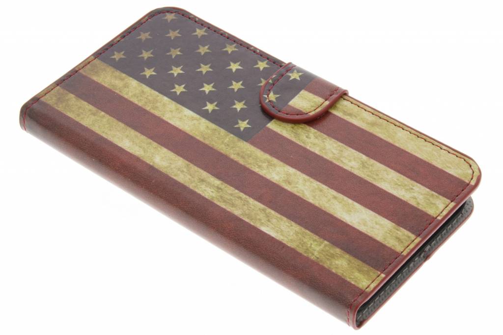 Image of Amerikaanse vlag design booktype hoes voor de Lenovo K5